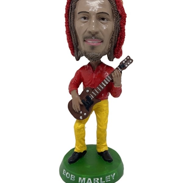 Bob Marley Wackelkopfstatue 20 cm handbemalt, Boxen.