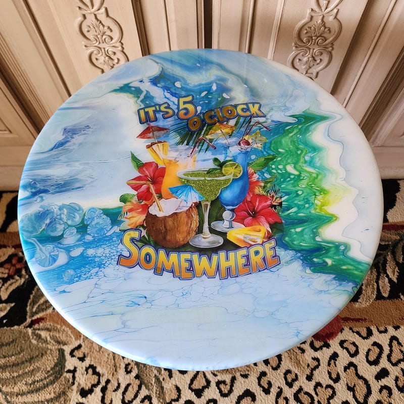 Coastal End Table Painted - Etsy