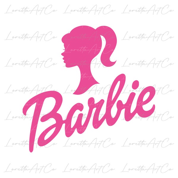 Barb Head SVG I Doll SVG I Doll Head Svg Doll Silhouette Woman Silhouette I Svg Doll Head Cricut Silhouette Design