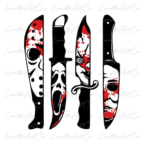 Horror Movie Knife SVG I Horror Knife SVG I Horror Movie Characters Svg Horror Knife Svg Horror Friends Svg Instant Download