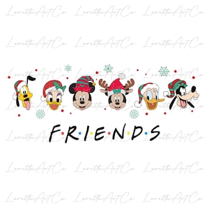 Friends PNG I Mouse And Friends PNG I Christmas PNG I Christmas Friends Png I Friends Christmas Png I Png Files For Cricut I Christmas I
