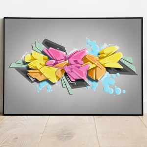 Graffiti - Giclée Art Print - 50 cm x 40 cm - Hahnemühle German Etching, 310 gsm