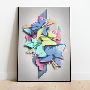 Graffiti - Giclée Art Print - 30 cm x 40 cm - Hahnemühle German Etching, 310 gsm
