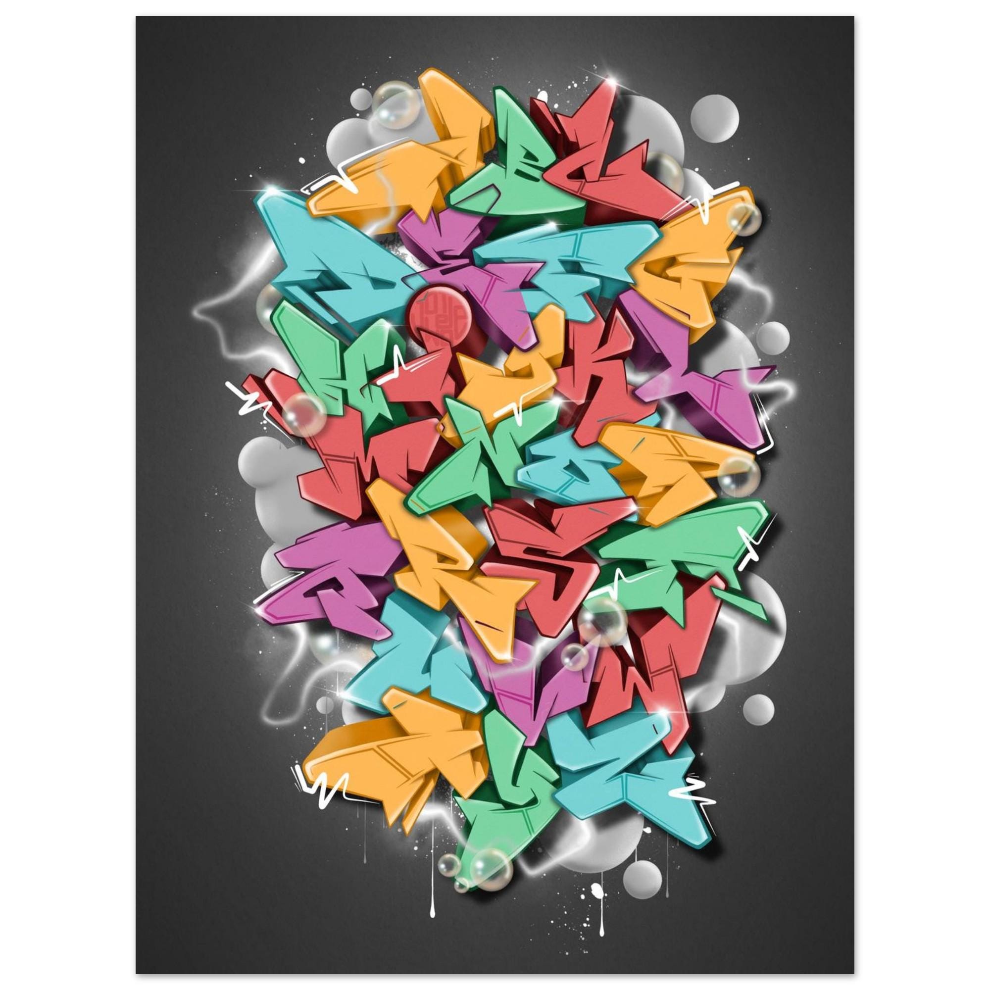 Graffiti Alphabet 4.0 - Fine Art Poster - Etsy