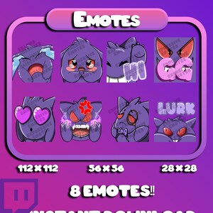 Gengar Emotes