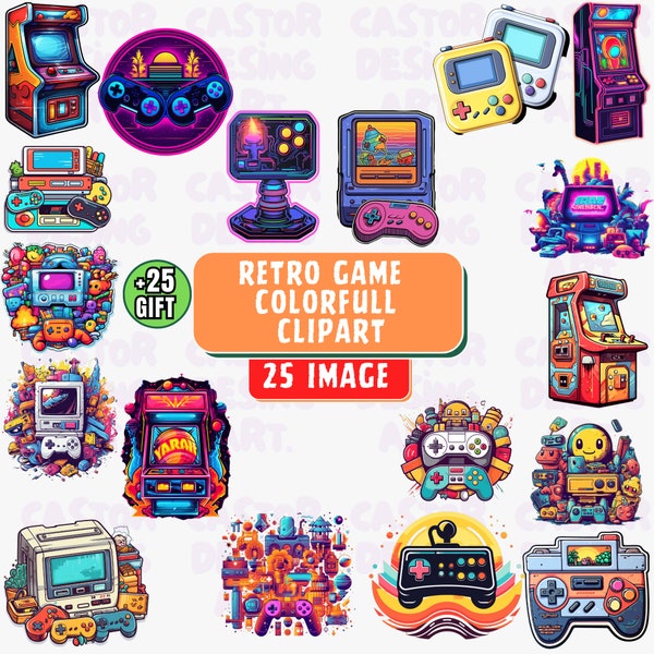 Arcade Games Clipart, Retro gaming fans, Arcade Machines, Video Game Clipart, Gaming Clipart pngs, arcade clipart, gamer pattern