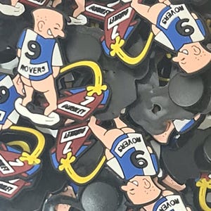 Blackburn Rovers Funny Shoe Charm Wee on Burnley | BRFC | Gift for Rovers Fan | shoe accessory