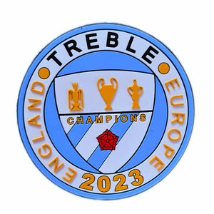 Manchester City Treble winners Coasters, Champions League, Champions of England, PVC Coaster, Manchester Gift, Manchester Coaster