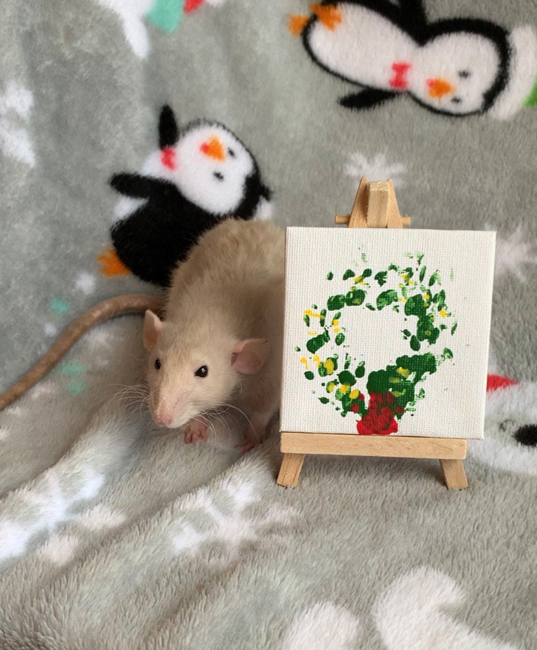 Rat Painting Rat Paintings Pet Rat Painting Pet Rat Paintings Etsy