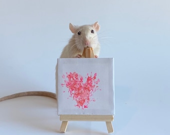 ネズミの絵 2インチ×2インチ - Etsy 日本