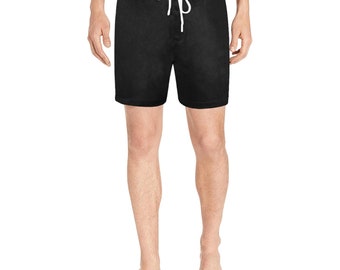 Personalized Men's Mid-Length Swim Shorts Trunks