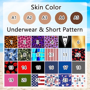Funny Men's Beach Shorts, Custom Fake Underwear Swim Trunks, Bachelor Party/Birthday Gag Gift for Him image 5