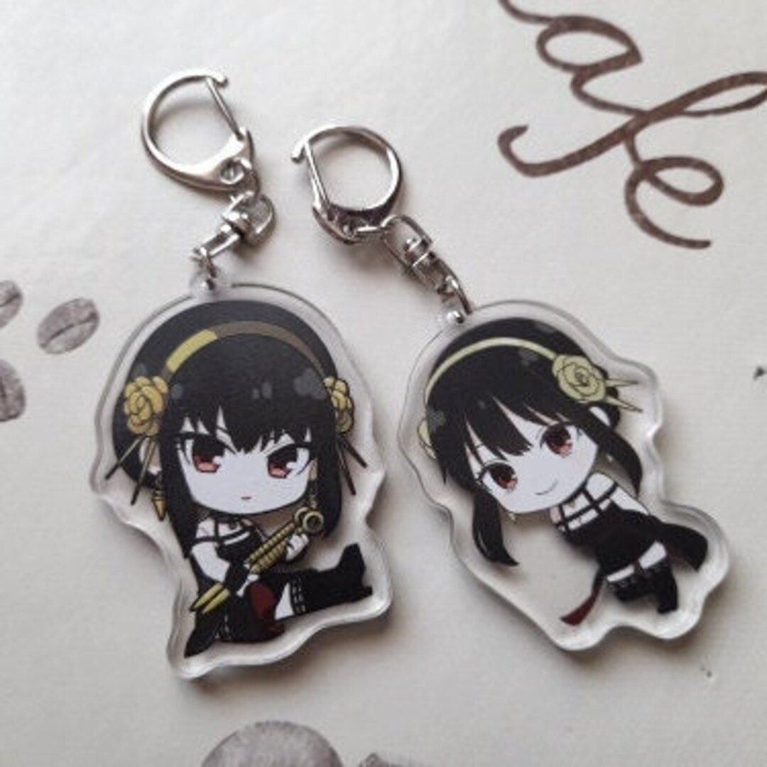 Spy X Family Keychain Yor Forger Keychain Yor Spy X Family - Etsy