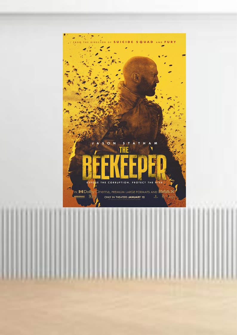 The Beekeeper 2024 Movie Poster Early Access Digital Download 600 DPI