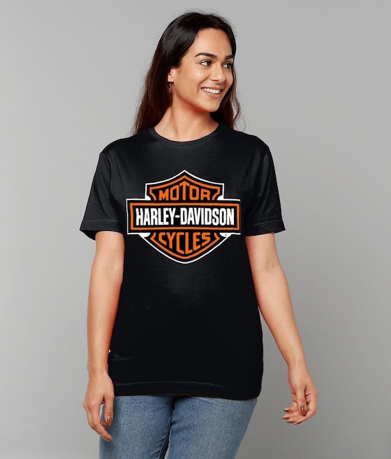 Vintage Retro Black Motorcycle Orange T Shirt Vintage Retro Black Motorcycle Orange T Shirt