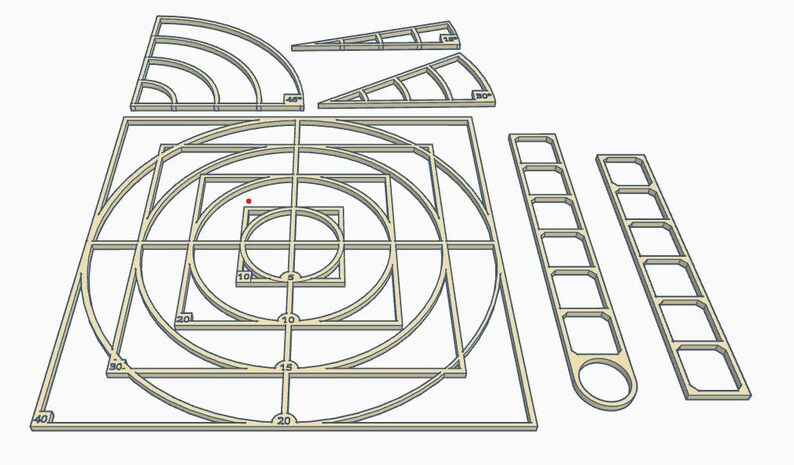 TTRPG Battle Grid Kit: AOE & Movement Templates (digital Files Only) - Etsy