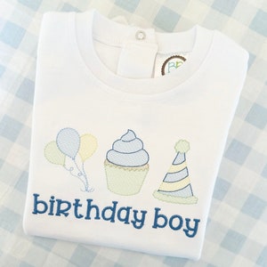 Birthday Boy Monogram Shirt, Toddler Outfit, Bodysuit, Happy Birthday. First Birthday Bubble, Personalize