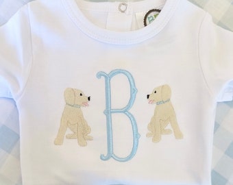 Baby Boys Monogram Print Onesies Gift Set - Set of 2 main image 1