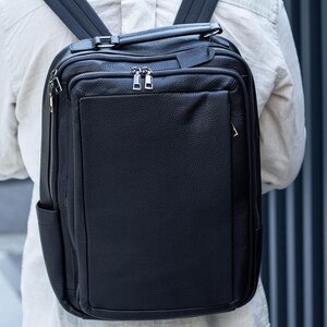 Sac pour ordinateur portable « Materia », porte-documents en cuir de luxe, sac messager noir, sac de voyage pour hommes, sac à dos fin, sac pour ordinateur portable, étui pour ordinateur portable, sacoche