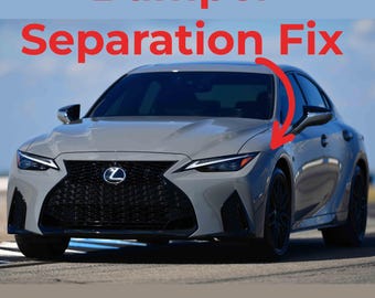 Lexus IS500 Bumper/Apron Separation Repair Kit
