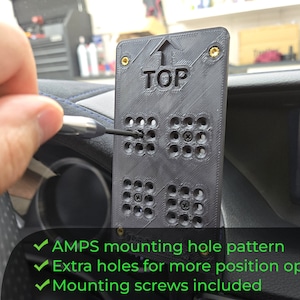Phone Holder With AMPS Plate (wireless Charging Optional) - Etsy