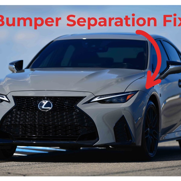 Lexus IS500 Bumper/Apron Separation Repair Kit
