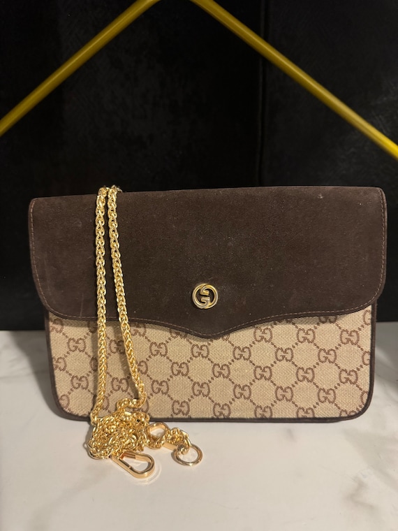 Vintage Gucci GG Crossbody Bag/Clutch