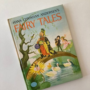 Vintage Hans Christian Andersen&#39;s Fairy Tales, adapted by Eve Morel, Illustrated by Simonne Baudoin, 1964 hardcover, children’s fairy tales