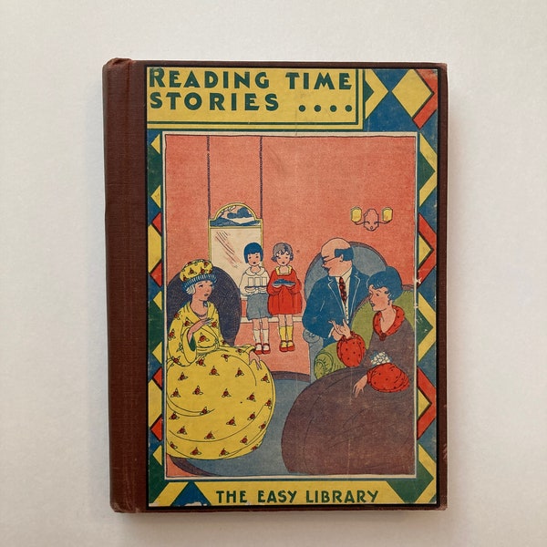 Reading Time Stories by Carolyn Sherwin Bailey, 1941 Hardcover, Junior Press Books, Albert Whitman & Co., Vintage Reader, Schoolbook