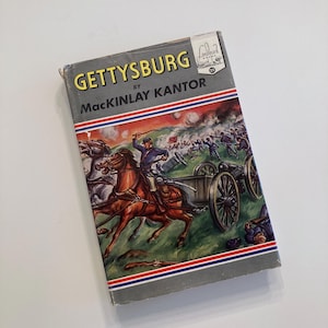 Gettysburg by MacKinlay Kantor, Landmark Book # 23, 1952 hardcover, Thirteenth Printing, Landmark Book series, Living History books