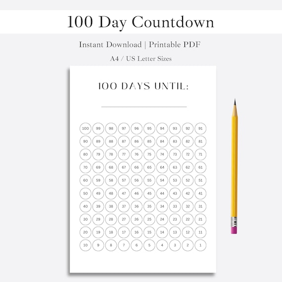 Conto alla rovescia per il matrimonio Calendario da spuntare Mancano 100 giorni al matrimonio Regalo di fidanzamento eucalipto - Italia