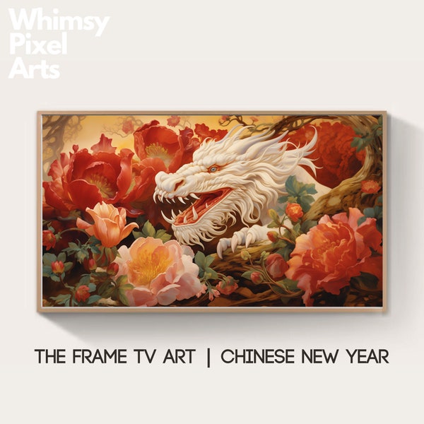 Samsung Frame TV Art: Dragon Zodiac Chinese New Year Lunar New Year 2024 Art