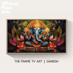 Samsung Frame TV Art: Ganesha Indian Hindu God Digital TV Art