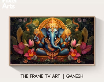 Samsung Frame TV Art: Ganesha Indian Hindu God Digital TV Art