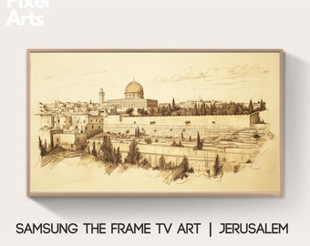 Samsung Frame TV Art: Israel Jerusalem painting art wallpapers posters