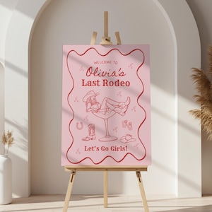 Last Rodeo Bachelorette Welcome Sign, Lets Go Girls Bach Party, Cowgirl Bachelorette Sign, Nashville Bachelorette Banner, Bach Backdrops