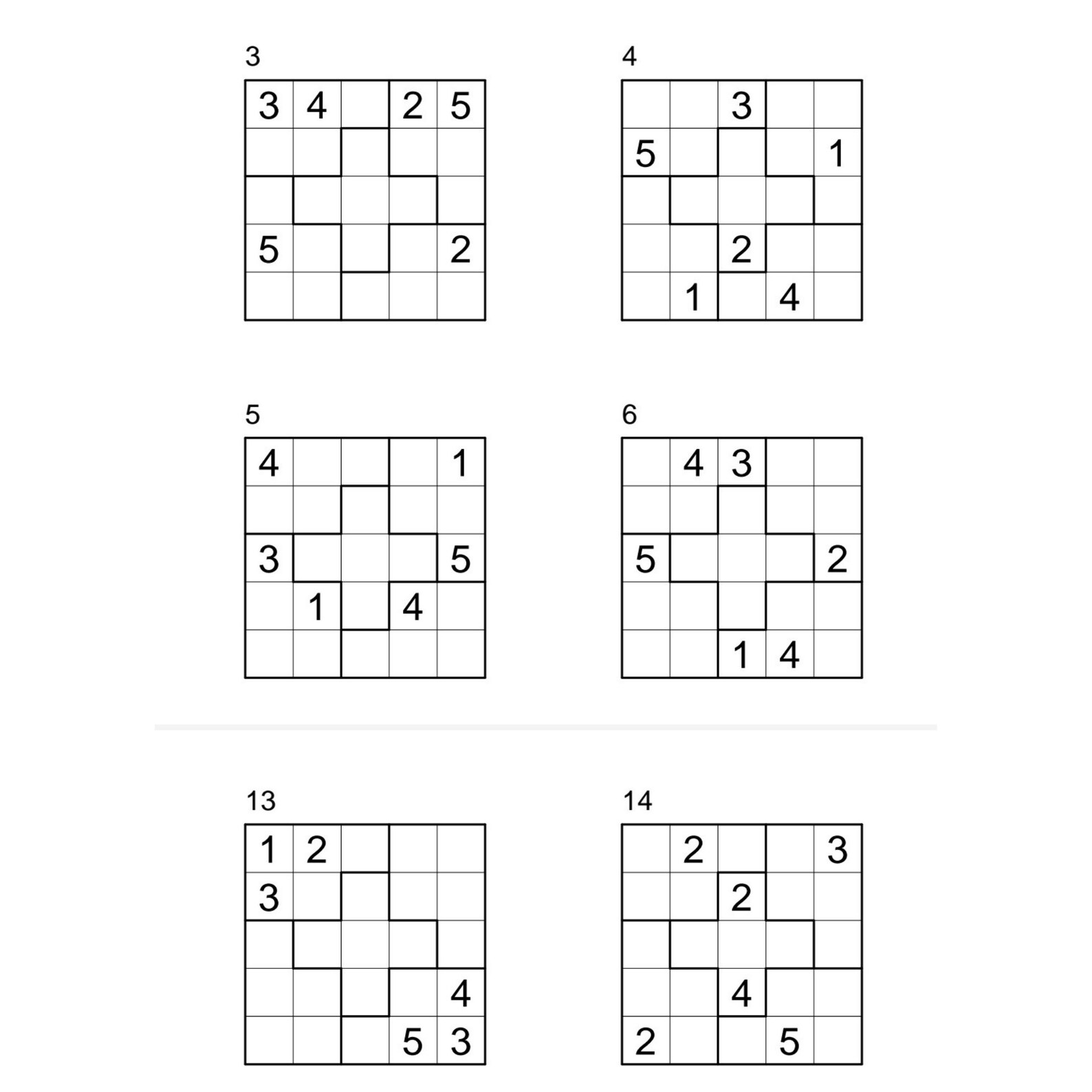 120 Pcs Sudoku 5x5 Sudoku Puzzles Sudoku Puzzles Medium - Etsy