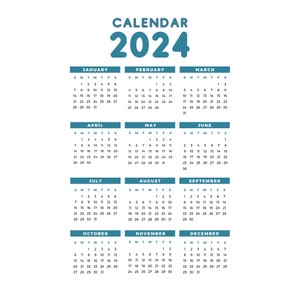 New Year Calendar - Etsy Israel