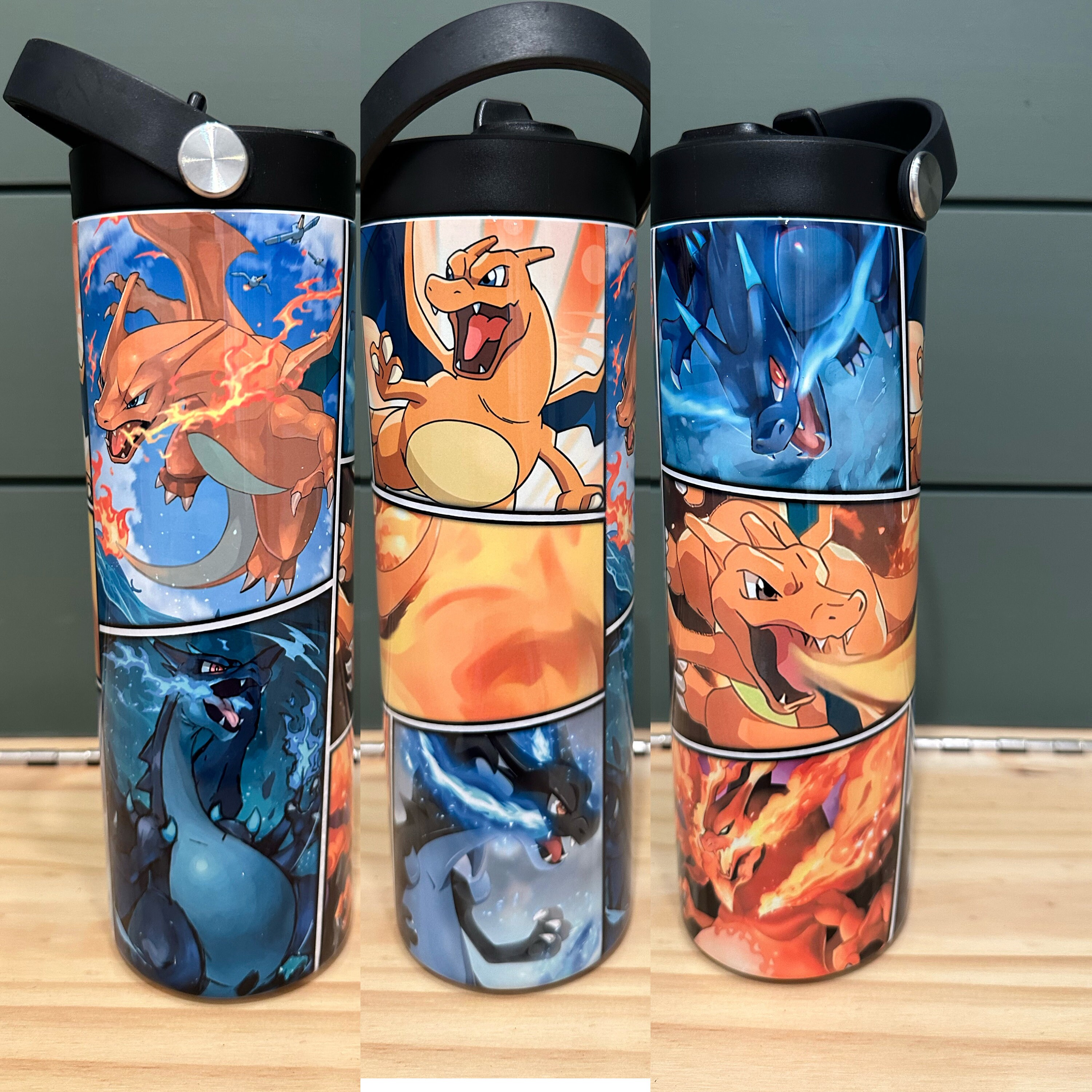 Charizard Pokemon Gamers Tumblr Bottle