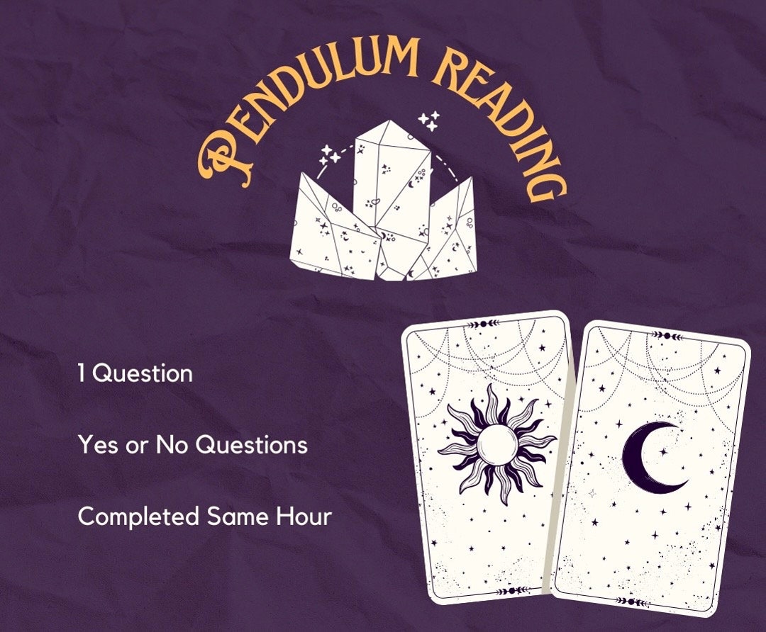 Same Hour Yes/no Pendulum Reading 1 Question - Etsy UK