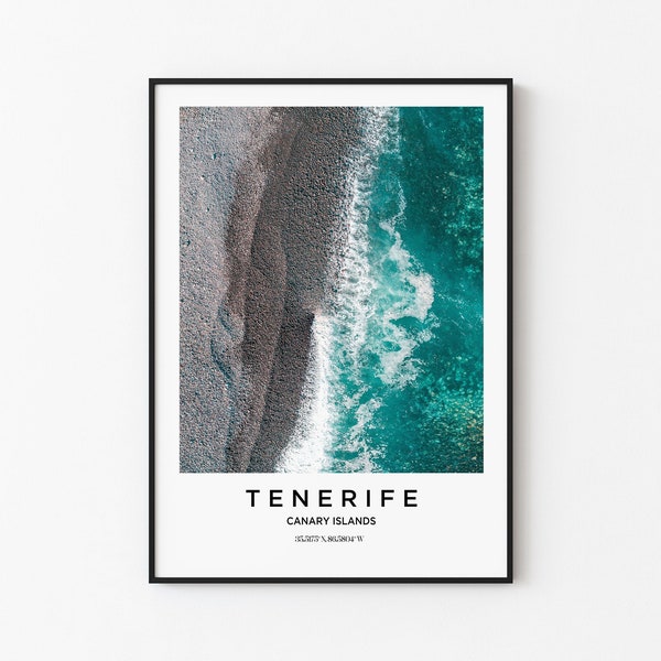 Tenerife art, Tenerife Print, Tenerife Poster, Tenerife Art, Tenerife Photo, Tenerife Map, Tenerife Painting, Tenerife Travel