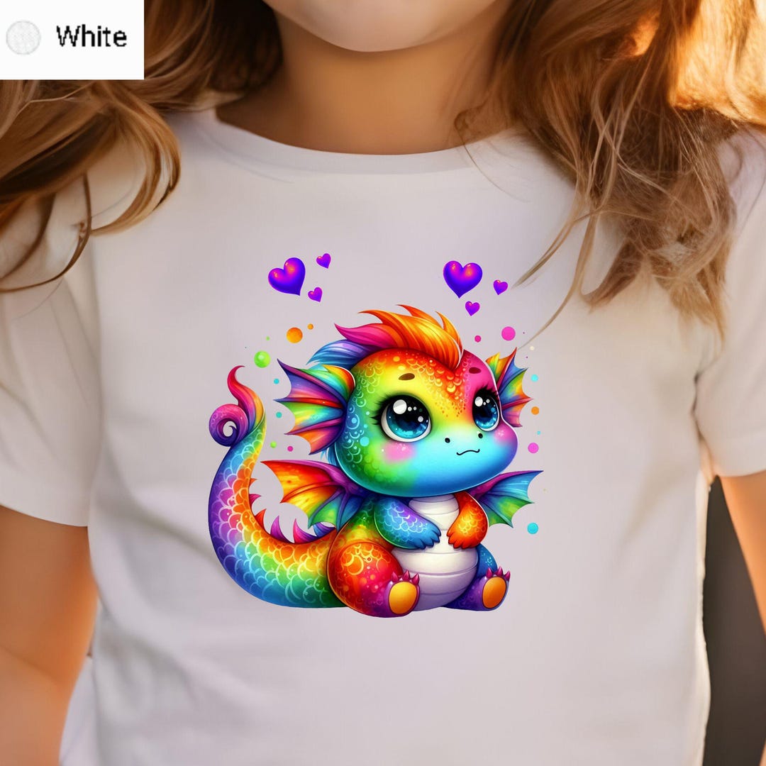 KIDS' SHIRRED NECK TOP DRAGON DIVINITY main image 1