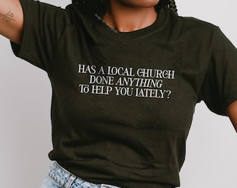 Tax Churches T-Shirt: Atheist Anti-Religion Bella Canvas Tee