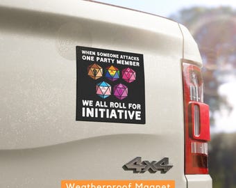 Magnete per auto We All Roll Initiative: magnete DEI Equality Ally