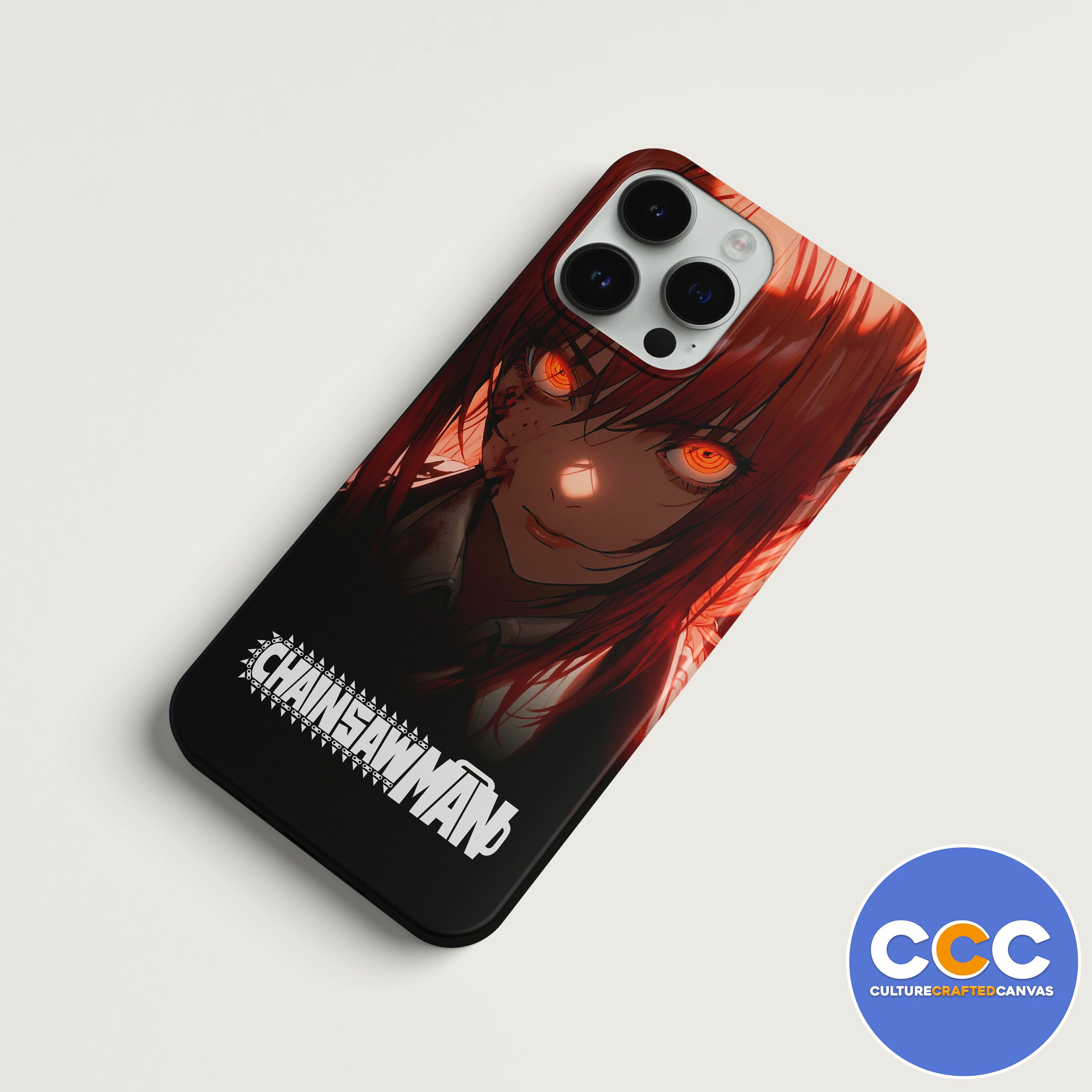 CHAINSAW MAN Phone Cases, Makima, Aki, Denji, Power Anime Manga iPhone