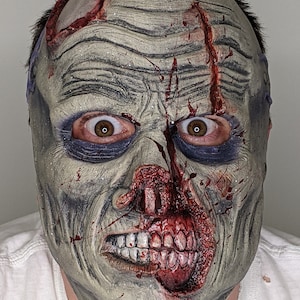 Handmade Latex Zombie Horror Halloween Mask