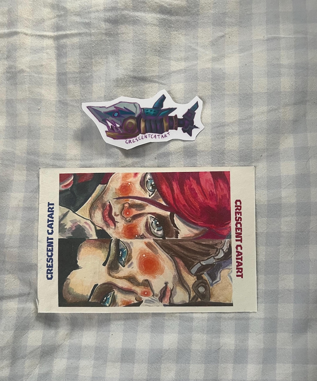 Arcane Caitvi Mini Print And Sticker Etsy