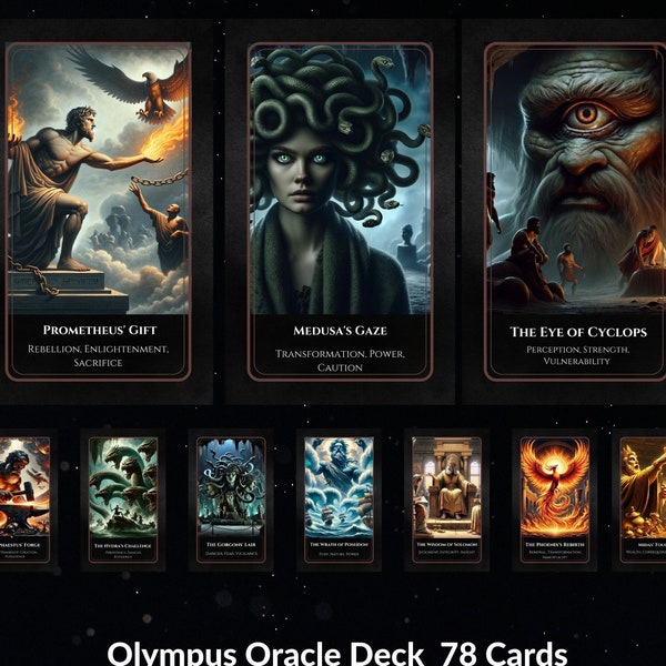 Olympus Oracle Deck - 78 Cards