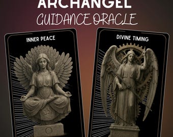 Archangel Oracle 44 Card Set | Divine Guidance Deck with Guidebook | Spiritual Angel Gift