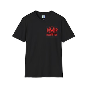I.M.P. Recruiter T-shirt with Blitzø, Millie and Moxxie on the back